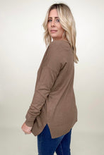 Load image into Gallery viewer, Zenana Front Seam Light Knit Sweater
