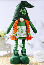Load image into Gallery viewer, Green Saint Patrick's Day Decor Rudolph Gnomes
