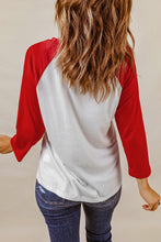 Load image into Gallery viewer, HAPPY FALL Graphic Raglan Sleeve Tee

