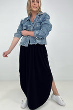 Load image into Gallery viewer, Zenana "Sydney" Smocked Waist Side Slit Maxi Skirt
