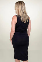 Load image into Gallery viewer, Zenana Cotton V-Neck Midi Tank Dress
