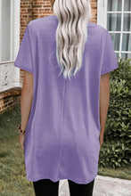 Load image into Gallery viewer, Side Pockets Short Sleeve Tunic Top

