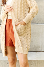 Load image into Gallery viewer, HEYSON Breezy Days Full Size Open Front Sweater Cardigan
