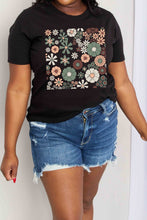 Load image into Gallery viewer, Simply Love Full Size Flower Graphic Cotton Tee
