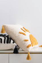 Load image into Gallery viewer, Sun Graphic Tassel Decorative Throw Pillow Case
