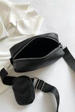 Load image into Gallery viewer, PU Leather Shoulder Bag with Small Purse
