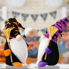 Load image into Gallery viewer, Halloween Decoration Bat Hat Gnome Ornament
