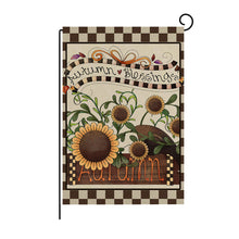 Load image into Gallery viewer, Fall Harvest Theme Printed Garden Flag
