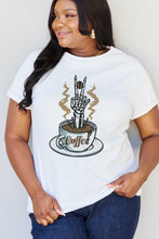 Load image into Gallery viewer, Simply Love Full Size COFFEE Graphic Cotton Tee
