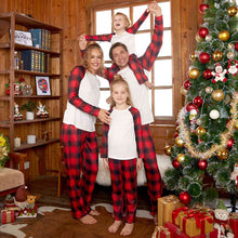 Load image into Gallery viewer, Raglan Sleeve Top and Plaid Pants Set
