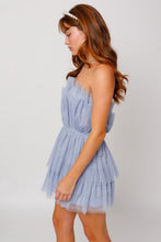 Load image into Gallery viewer, Gilli Strapless Layered Mesh Dress
