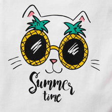 Load image into Gallery viewer, SUMMER TIME Bodysuit and Pineapple Graphic Shorts Set
