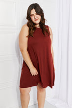 Load image into Gallery viewer, Zenana Swing into Spring Full SIze Sleeveless Dress
