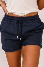 Load image into Gallery viewer, Drawstring Waist Cuffed Shorts
