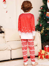 Load image into Gallery viewer, Long Sleeve Top and Printed Pants Set
