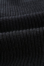 Load image into Gallery viewer, Zipper V-Neck Dropped Sleeve Hooded Solid Sweater
