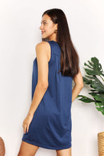 Load image into Gallery viewer, Double Take Round Neck Sleeveless Mini Dress
