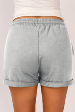 Load image into Gallery viewer, Drawstring Waist Cuffed Shorts
