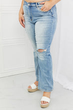 Load image into Gallery viewer, Judy Blue Natalie Full Size Distressed Straight Leg Jeans
