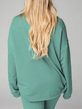 Load image into Gallery viewer, Distressed Sweatshirt and Joggers Set
