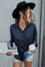 Load image into Gallery viewer, Turn-Down Collar Embossed Button Shirt
