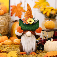 Load image into Gallery viewer, Thanksgiving Harvest Gnome Ornaments Holding An Envelope
