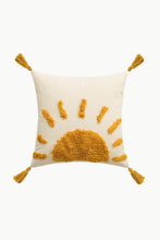 Load image into Gallery viewer, Sun Graphic Tassel Decorative Throw Pillow Case
