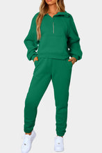 Load image into Gallery viewer, Half-Zip Sports Set with Pockets
