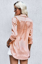 Load image into Gallery viewer, Turn-Down Collar Embossed Button Shirt
