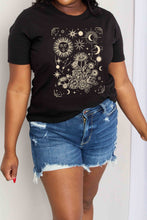 Load image into Gallery viewer, Simply Love Full Size Celestial Graphic Short Sleeve Cotton Tee
