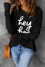 Load image into Gallery viewer, Hey Boo Loose Fit Crew Neck Graphic T Shirt
