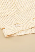 Load image into Gallery viewer, Zipper V-Neck Dropped Sleeve Hooded Solid Sweater
