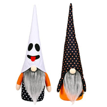 Load image into Gallery viewer, Halloween Decoration Pointed Hat Gnome Ornament
