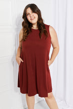 Load image into Gallery viewer, Zenana Swing into Spring Full SIze Sleeveless Dress
