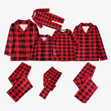 Load image into Gallery viewer, Women Plaid Collared Neck Shirt and Pants Set
