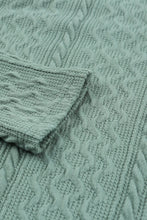 Load image into Gallery viewer, Solid Color Puffy Sleeve Textured Knit Top
