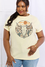 Load image into Gallery viewer, Simply Love Full Size Bull Cactus Graphic Cotton Tee
