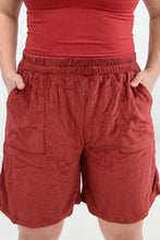 Load image into Gallery viewer, Zenana Loop Terry Elastic Waist Shorts With Pockets
