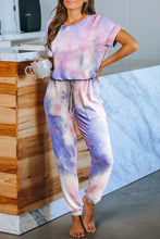 Load image into Gallery viewer, Tie-Dye Knit Jumpsuit with Pockets
