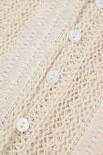 Load image into Gallery viewer, Deep V Long Sleeve Button Up Lace Top
