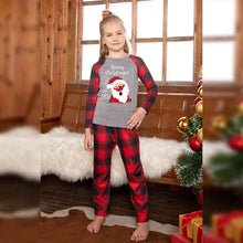 Load image into Gallery viewer, MERRY CHRISTMAS Graphic Top and Plaid Pants Set
