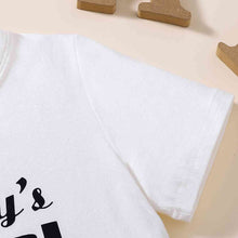 Load image into Gallery viewer, Kids DADDY'S COOL BUDDY Graphic Tee and Printed Shorts Set
