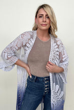 Load image into Gallery viewer, Leto Ombre Bohemian Lace Kimono
