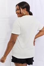 Load image into Gallery viewer, Simply Love Full Size NEVER GIVE UP Graphic Cotton Tee
