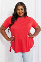 Load image into Gallery viewer, Zenana Full Size Right Away Mélange Mini Waffle Tee
