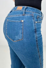 Load image into Gallery viewer, Judy Blue High Waist Cool Denim "Control Top" Flare Jeans
