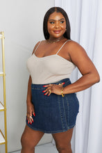 Load image into Gallery viewer, Petal Dew Full Size Ribbed Cami in Sand

