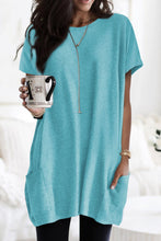 Load image into Gallery viewer, Side Pockets Short Sleeve Tunic Top
