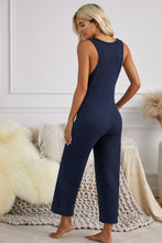 Load image into Gallery viewer, Pocketed Thermal Sleeveless Jumpsuit

