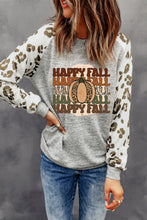 Load image into Gallery viewer, HAPPY FALL Graphic Round Neck Long Sleeve Sweatshirt
